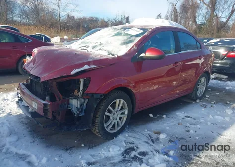 2012 Chevrolet Sonic 2Lt из США, поврежденный, VIN 1G1JC5SH2C4228521